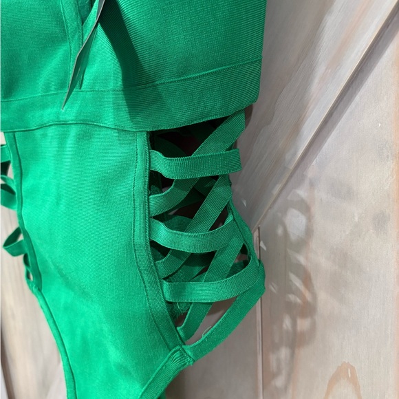 Green One-Piece Swimsuit - Picture 9 of 11